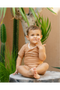 Baby Swimsuit in Warm Cocoa